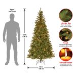 6.5 ft. Pre-Lit Aspen Spruce Slim Tree with Clear Lights, Plug-In - Image 13