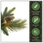 6.5 ft. Pre-Lit Carolina Pine Hinged Tree with Clear Lights - Image 7