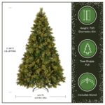 7.5 ft. Pre-Lit Carolina Pine Tree with 750 Clear Lights, Plug-In - Image 3