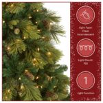 7.5 ft. Pre-Lit Carolina Pine Tree with 750 Clear Lights, Plug-In - Image 5