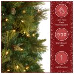 12 ft. Pre-Lit Carolina Pine Slim Tree with Clear Lights, Plug-In - Image 5
