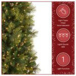 7.5 ft. Pre-Lit Carolina Pine Slim Tree with Clear Lights, Plug-In - Image 6