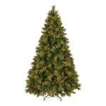 7.5 ft. Pre-Lit Carolina Pine Hinged Tree with 1000 Clear Lights, Plug-In