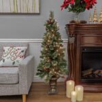 4.5 ft. Pre-Lit Cashmere Tree with Clear Lights, Plug-In - Image 2