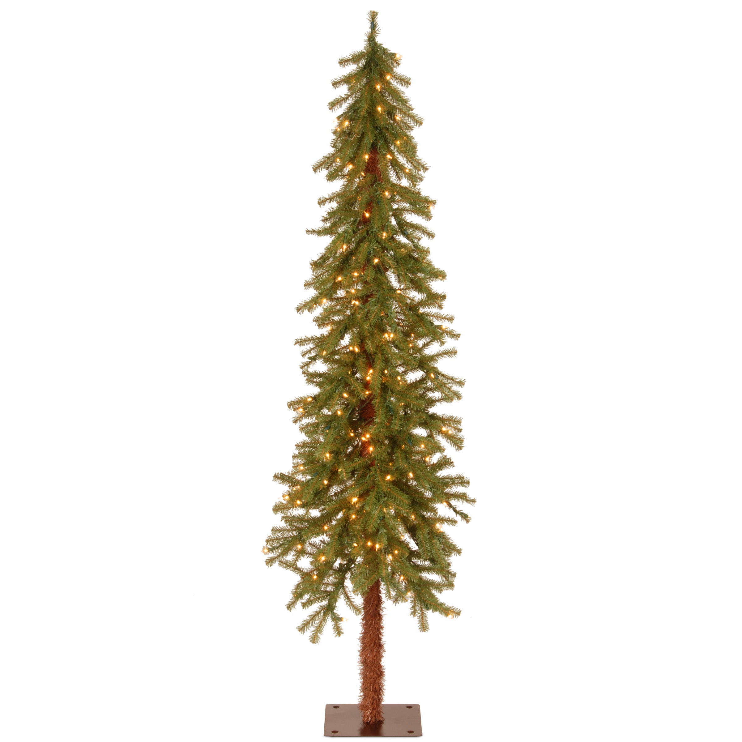 CED7-60LO-S.jpg 6 ft. Pre-Lit Hickory Cedar Tree with Clear Lights, Plug-In - Image 1