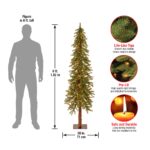 6 ft. Pre-Lit Hickory Cedar Tree with Clear Lights, Plug-In - Image 10