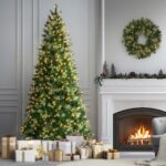 9 ft. Pre-Lit Charleston Pine Tree with Clear Lights - Image 2