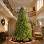 12 ft. Pre-Lit Dunhill Fir Hinged Tree with Clear Lights, Plug-In - Image 2