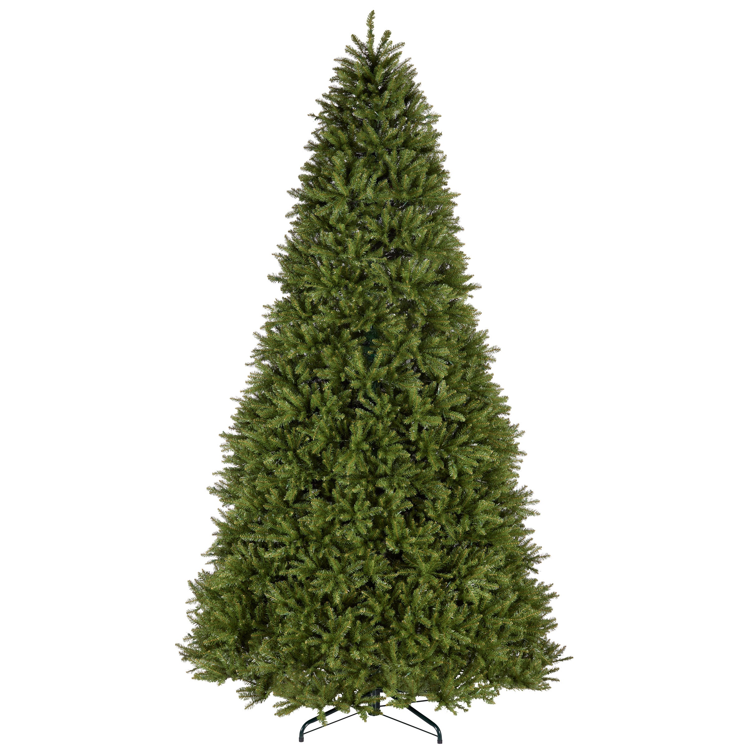 DUH-120LO-S_7131974b-9406-4292-8e53-eb59e4774b73.jpg 12 ft. Pre-Lit Dunhill Fir Hinged Tree with Clear Lights, Plug-In - Image 1