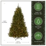 7.5 ft. Pre-Lit Dunhill Fir Tree with Dual Color LED Lights, Plug-In - Image 3