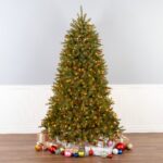 6.5 ft. Pre-Lit Dunhill Fir Tree with Multicolor, Clear Spectrum Lights, Plug-In - Image 2