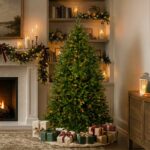 6.5 ft. Pre-Lit Dunhill Fir Hinged Tree with Multicolor Lights, Plug-In - Image 2