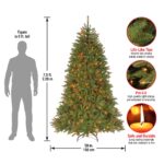 7.5 ft. Pre-Lit Dunhill Fir Tree with Multicolor Lights, Plug-In - Image 10
