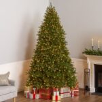 9 ft. Pre-Lit Dunhill Fir Hinged Tree with 1100 Clear Lights - Image 2