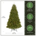 9 ft. Pre-Lit Dunhill Fir Hinged Tree with 900 Clear Lights - Image 4