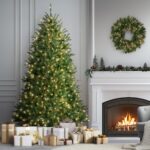 7 ft. Pre-Lit Dunhill Fir Tree with PowerConnect Clear Lights, Plug-In - Image 3