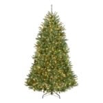 7 ft. Pre-Lit Dunhill Fir Tree with PowerConnect Clear Lights, Plug-In