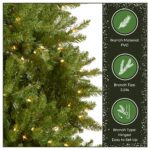 7.5 ft. Pre-Lit Dunhill Fir Hinged Tree with PowerConnect Clear Lights, Plug-In - Image 5