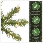 9 ft. Pre-Lit Dunhill Fir Hinged Tree with PowerConnect Clear Lights - Image 6