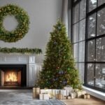 9 ft. Pre-Lit Dunhill Fir Tree with PowerConnect  Dual Color LED Lights, Plug-In - Image 2