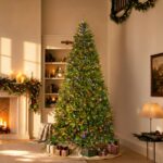 10 ft.Pre-Lit Dunhill Fir Hinged Tree with PowerConnect Dual Color LED Lights, Plug-In - Image 2