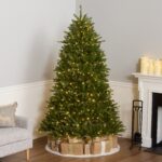 7 ft. Pre-Lit Dunhill Fir Hinged Tree with PowerConnect Dual Color LED Lights - Image 2