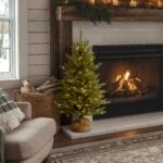 4 ft. Pre-Lit Kensington Fir Tree in a Burlap Sack with Clear Lights, Plug-In - Image 2