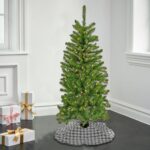 4.5 ft. Pre-Lit Kingswood Fir Pencil Tree with Clear Lights, Plug-In - Image 7
