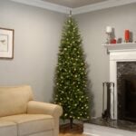 7.5 ft. Pre-Lit Kingswood Fir Pencil Tree with Clear Lights, Plug-In - Image 11