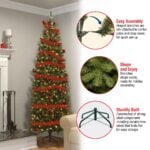 6 ft. Kingswood Fir Pencil Tree - Image 7