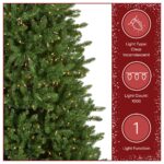 10 ft. Pre-Lit Natural Fraser Slim Fir Tree with Clear Lights, Plug-In - Image 6