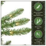 10 ft. Pre-Lit Natural Fraser Slim Fir Tree with Clear Lights, Plug-In - Image 7