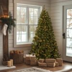7.5 ft. Pre-Lit North Valley Spruce Tree with Dual Color LED Lights, Plug-In - Image 2