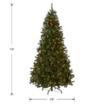 7.5 ft. Pre-Lit North Valley Spruce Tree with Dual Color LED Lights, Plug-In - Image 5