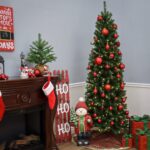 6.5 ft. Pre-Lit North Valley Spruce Pencil Slim Tree with Clear Lights, Plug-In - Image 6
