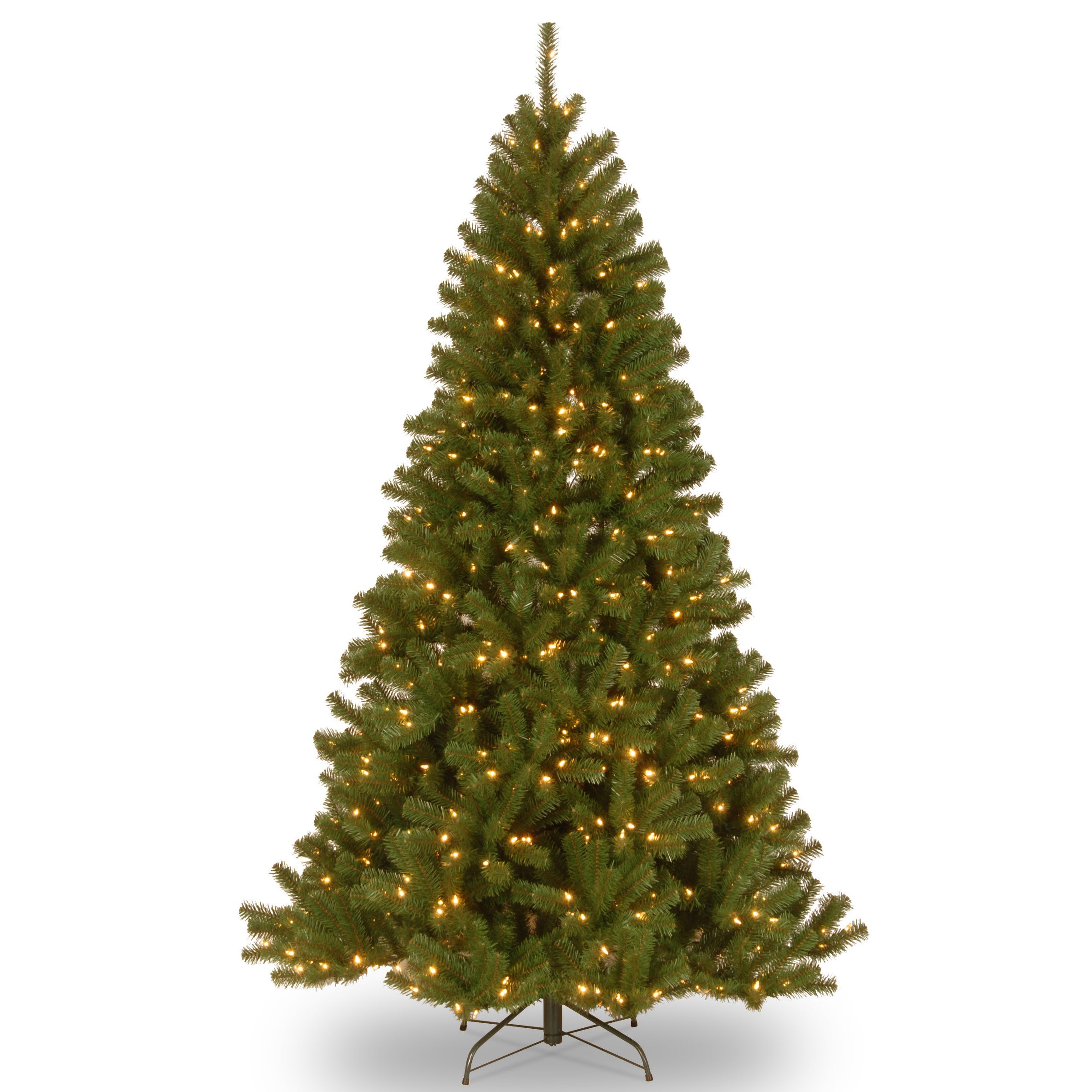 NRV7-D00-90.jpg 9 ft. Pre-Lit North Valley Spruce Tree with PowerConnect Dual Color LED Lights, Plug-In - Image 1