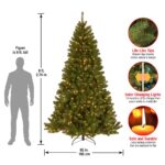 9 ft. Pre-Lit North Valley Spruce Tree with  PowerConnect Dual Color LED Lights, Plug-In - Image 6