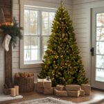 9 ft. Pre-Lit North Valley Spruce Tree with  PowerConnect Dual Color LED Lights, Plug-In - Image 2