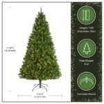 7.5 ft. Pre-Lit North Valley Spruce Tree with PowerConnect Light Parade LED Lights - Image 3