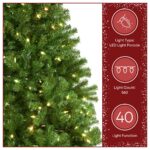 7.5 ft. Pre-Lit North Valley Spruce Tree with PowerConnect Light Parade LED Lights - Image 5