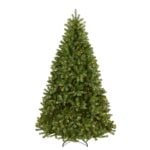 7 ft. Pre-Lit Downswept Douglas Fir Hinged Tree with Clear Lights, Plug-In