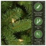 7.5 ft. Pre-Lit Downswept Douglas Fir Full Tree with 750 Clear Lights & 1867 Branch Tips - Image 6