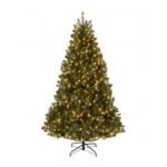 6 ft. Pre-Lit Downswept Douglas Fir Hinged Tree with Clear Lights, Plug-In