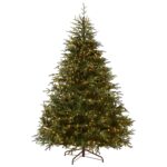 6.5 ft. Pre-Lit Fraser Grande Tree with Dual Color LED Lights, Plug-In