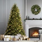 7.5 ft. Pre-Lit Jersey Fraser Fir Medium Tree with Clear Lights - Image 3
