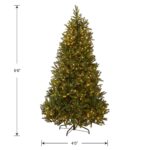 6.5 ft. Pre-Lit Jersey Fraser Fir Medium Tree with Dual Color LED Lights, Plug-In - Image 5