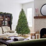 7.5 ft. Pre-Lit Jersey Fraser Fir Medium Tree with Dual Color LED Lights, Plug-In - Image 8