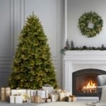 6 ft. Pre-Lit Newberry Spruce Tree with Clear Lights, Plug-In - Image 2