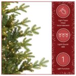 6.5 ft. Pre-Lit Norwegian Spruce Tree with Clear Lights, Plug-In - Image 5