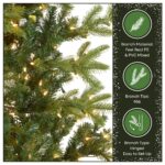 6.5 ft. Pre-Lit Norwegian Spruce Tree with Clear Lights, Plug-In - Image 6